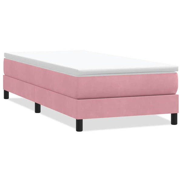 Boxspringbett Rosa 90x210 cm Samt
