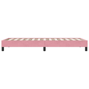 Boxspringbett Rosa 90x210 cm Samt