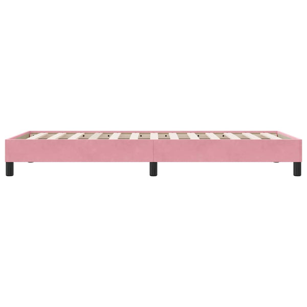 Boxspringbett Rosa 90x210 cm Samt