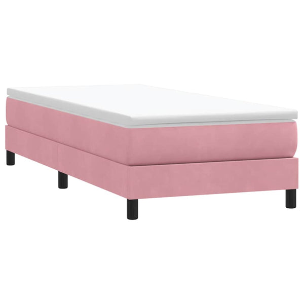 Boxspringbett Rosa 90x210 cm Samt
