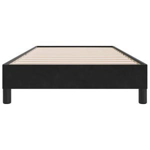 Boxspringbett Schwarz 100x210 cm Samt