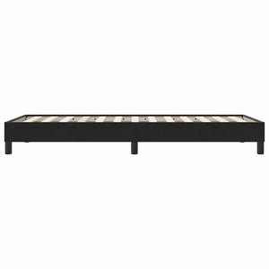 Boxspringbett Schwarz 100x210 cm Samt