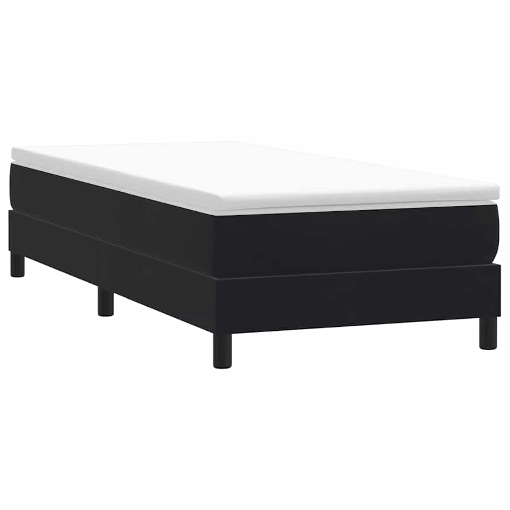 Boxspringbett Schwarz 100x210 cm Samt