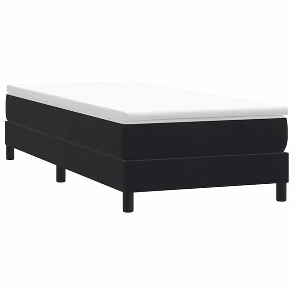 Boxspringbett Schwarz 100x210 cm Samt