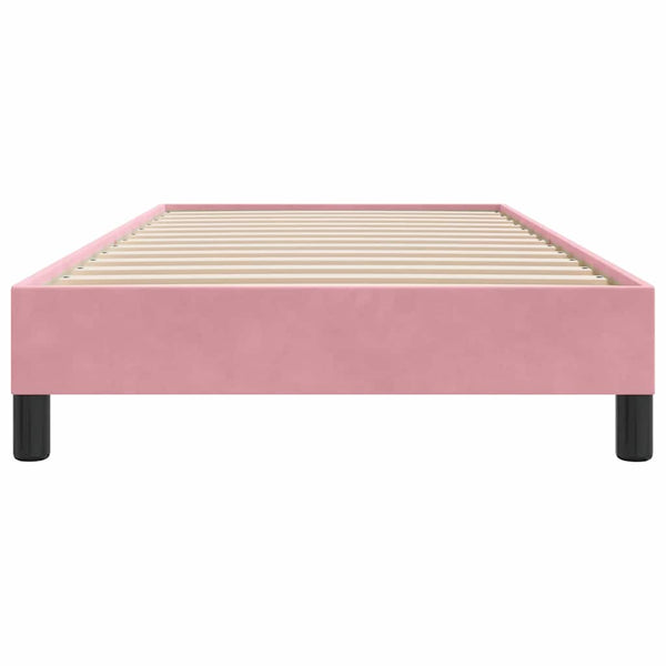 Boxspringbett Rosa 100x210 cm Samt