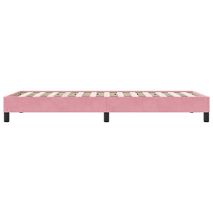 Boxspringbett Rosa 100x210 cm Samt