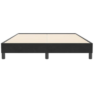 Boxspringbett Schwarz 140x210 cm Samt