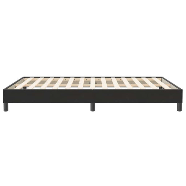 Boxspringbett Schwarz 140x210 cm Samt
