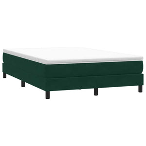 Boxspringbett Dunkelgrün 160x210 cm Samt