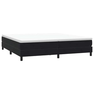 Boxspringbett Schwarz 200x210 cm Samt