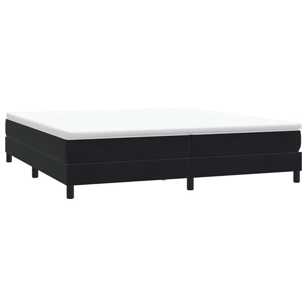 Boxspringbett Schwarz 200x210 cm Samt