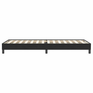 Boxspringbett 80x220 cm Schwarz Samt