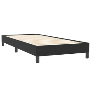 Boxspringbett 80x220 cm Schwarz Samt