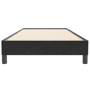 Boxspringbett Schwarz 90x220 cm Samt