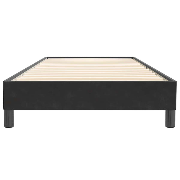 Boxspringbett Schwarz 90x220 cm Samt
