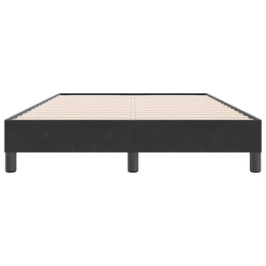 Boxspringbett Schwarz 120x220 cm Samt Ohne Matratze