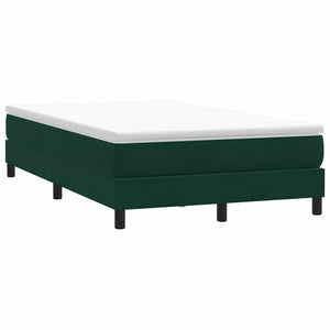 Boxspringbett Dunkelgrün 120x220 cm Samt