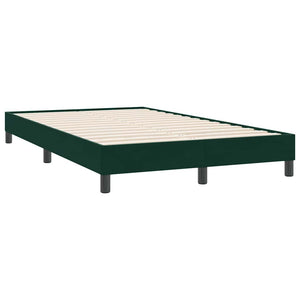 Boxspringbett Dunkelgrün 120x220 cm Samt
