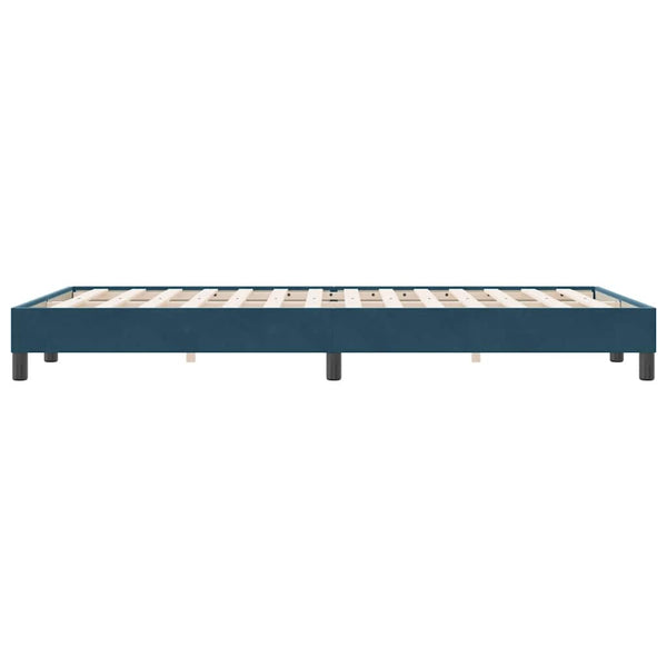 Boxspringbett Dunkelblau 120x220 cm Samt