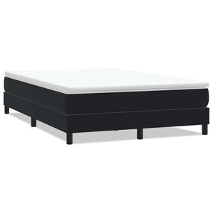 Boxspringbett Schwarz 140x220 cm Samt