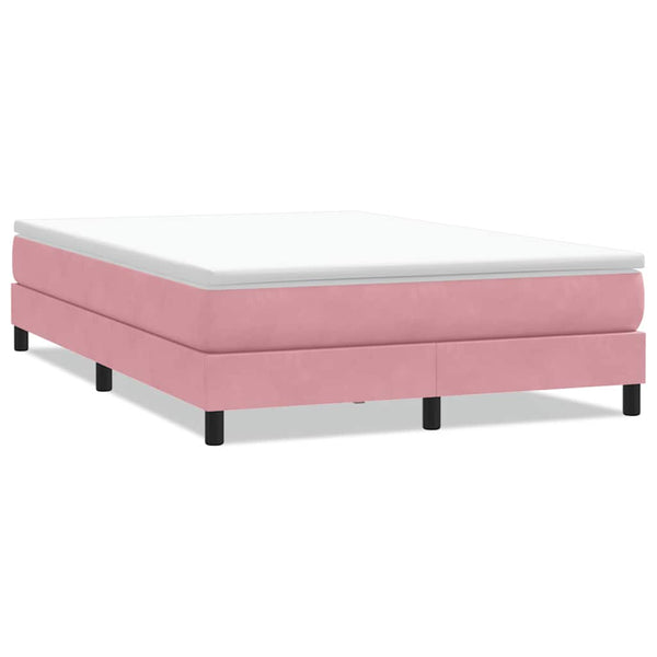 Boxspringbett Rosa 140x220 cm Samt