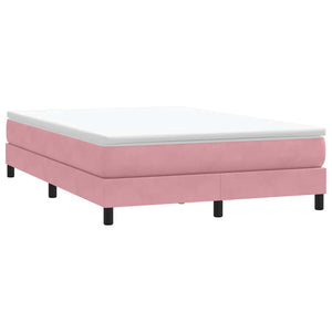 Boxspringbett Rosa 140x220 cm Samt