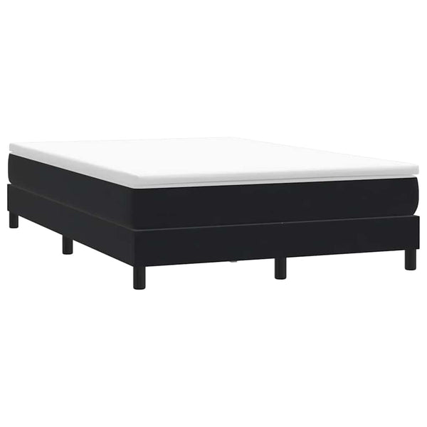 Boxspringbett Schwarz 160x220 cm Samt
