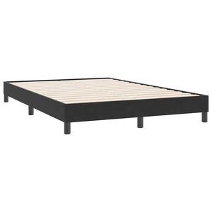 Boxspringbett Schwarz 160x220 cm Samt