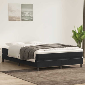 Boxspringbett Schwarz 160x220 cm Samt