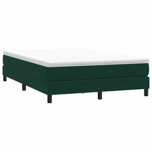 Boxspringbett Dunkelgrün 160x220 cm Samt