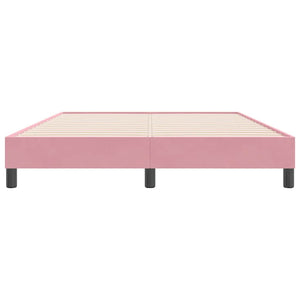 Boxspringbett Rosa 160x220 cm Samt