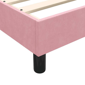 Boxspringbett Rosa 160x220 cm Samt