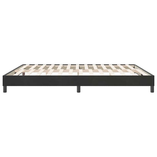Boxspringbett Schwarz 180x220 cm Samt