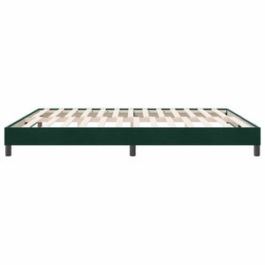Boxspringbett Dunkelgrün 180x220 cm Samt