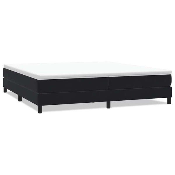 Boxspringbett Schwarz 200x220 cm Samt