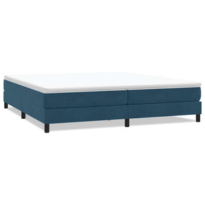 Boxspringbett Dunkelblau 200x220 cm Samt