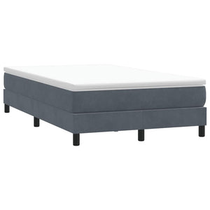 Boxspringbett mit Matratze Dunkelgrau 120x210 cm