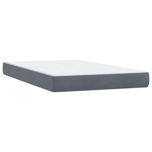 Boxspringbett mit Matratze Dunkelgrau 120x210 cm