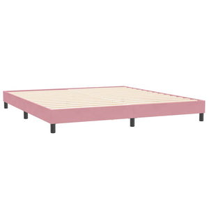 Boxspringbett Rosa 180x210 cm Samt