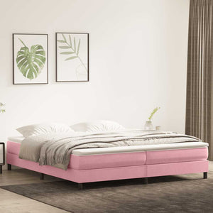 Boxspringbett Rosa 180x210 cm Samt