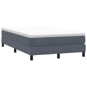 Boxspringbett mit Matratze Dunkelgrau 120x220 cm