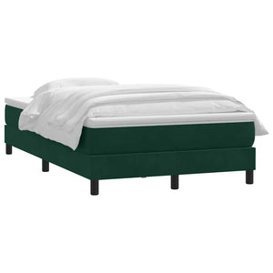 Boxspringbett mit Matratze Dunkelgrün 120x220 cm
