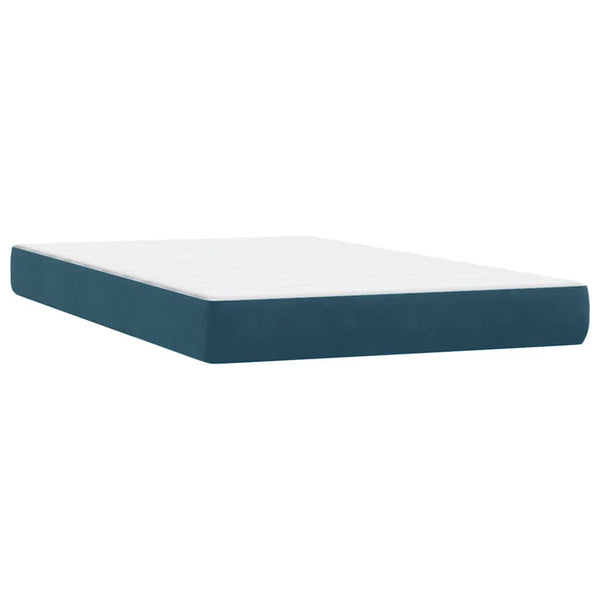 Boxspringbett Dunkelblau 120x220 cm Samt