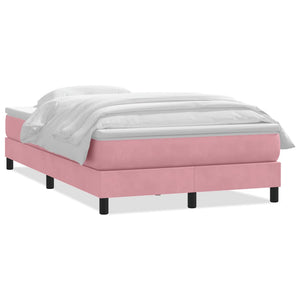 Boxspringbett Rosa Samt 120x220 cm