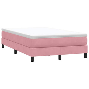 Boxspringbett Rosa Samt 120x220 cm