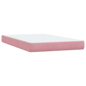 Boxspringbett Rosa Samt 120x220 cm