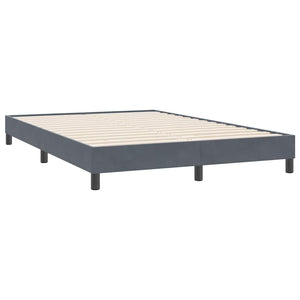 Boxspringbett mit Matratze Dunkelgrau 160x220 cm