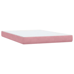 Boxspringbett Rosa Samt 160x220 cm