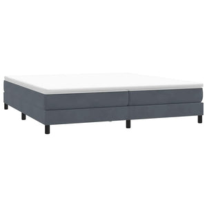 Boxspringbett mit Matratze Dunkelgrau 180x220 cm