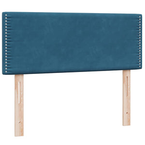 Boxspringbett mit Matratze Dunkelblau 120x210 cm